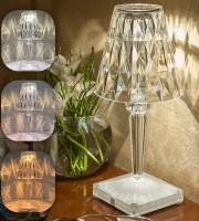 Diamond Table Lamp Acrylic Decoration Desk Lamps For Bedroom Bedside Bar Crystal