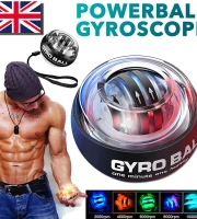 LED Wrist Ball Gyroscopic Powerball Autostart Range Gyro Power Fitness Equipment